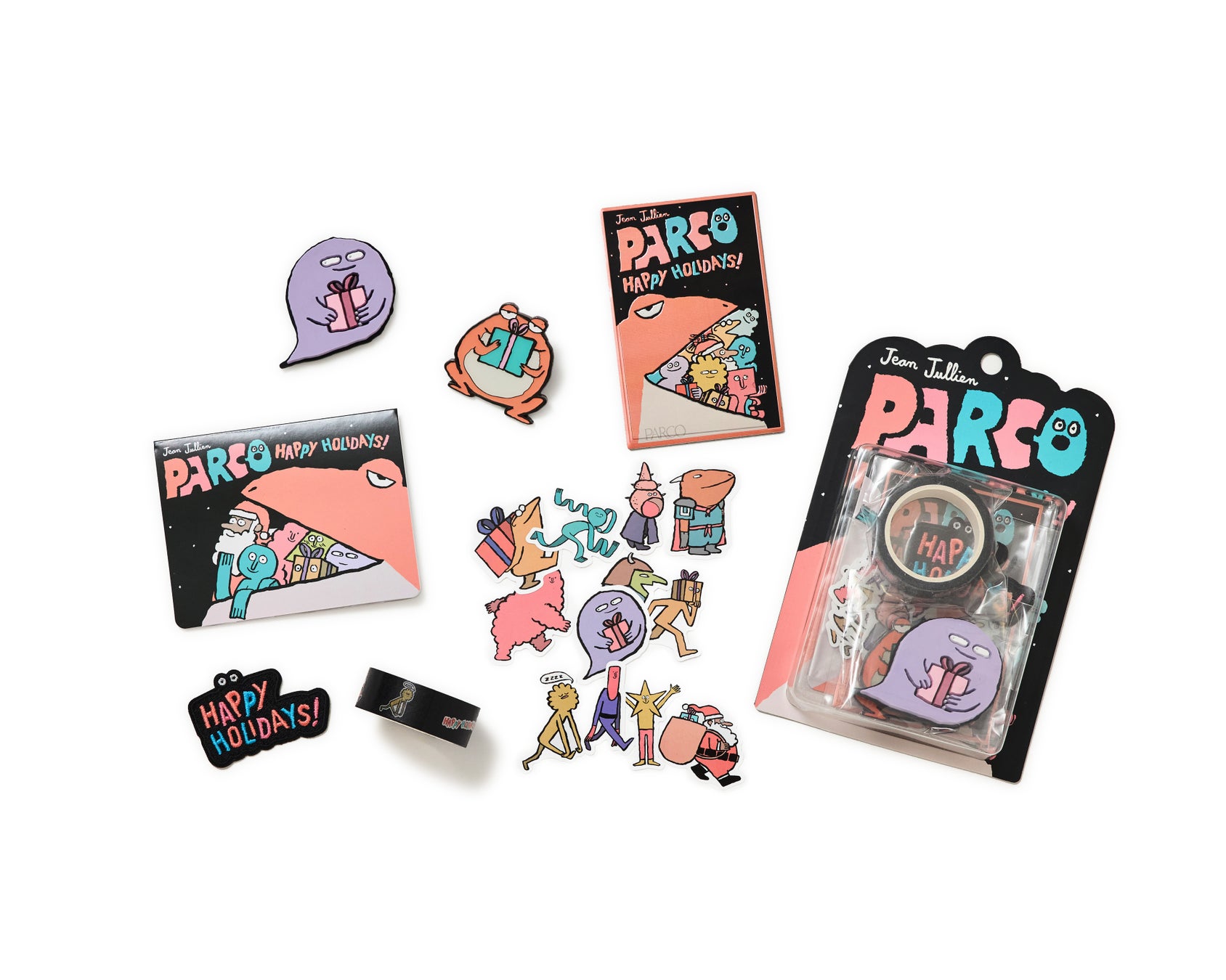フランス人アーティストジャン・ジュリアンとタイアップした​PARCO HAPPY HOLIDAYSキャンペーン開催​。全国のPARCOで「HOLIDAY GIFT PACK」をプレゼント！​