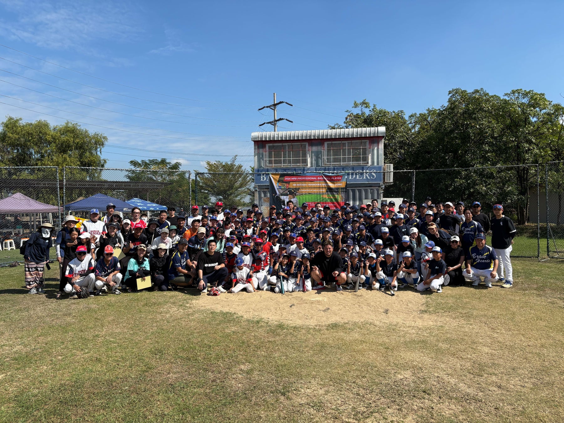 山川穂高選手によるバンコク野球教室が盛況のうちに終了