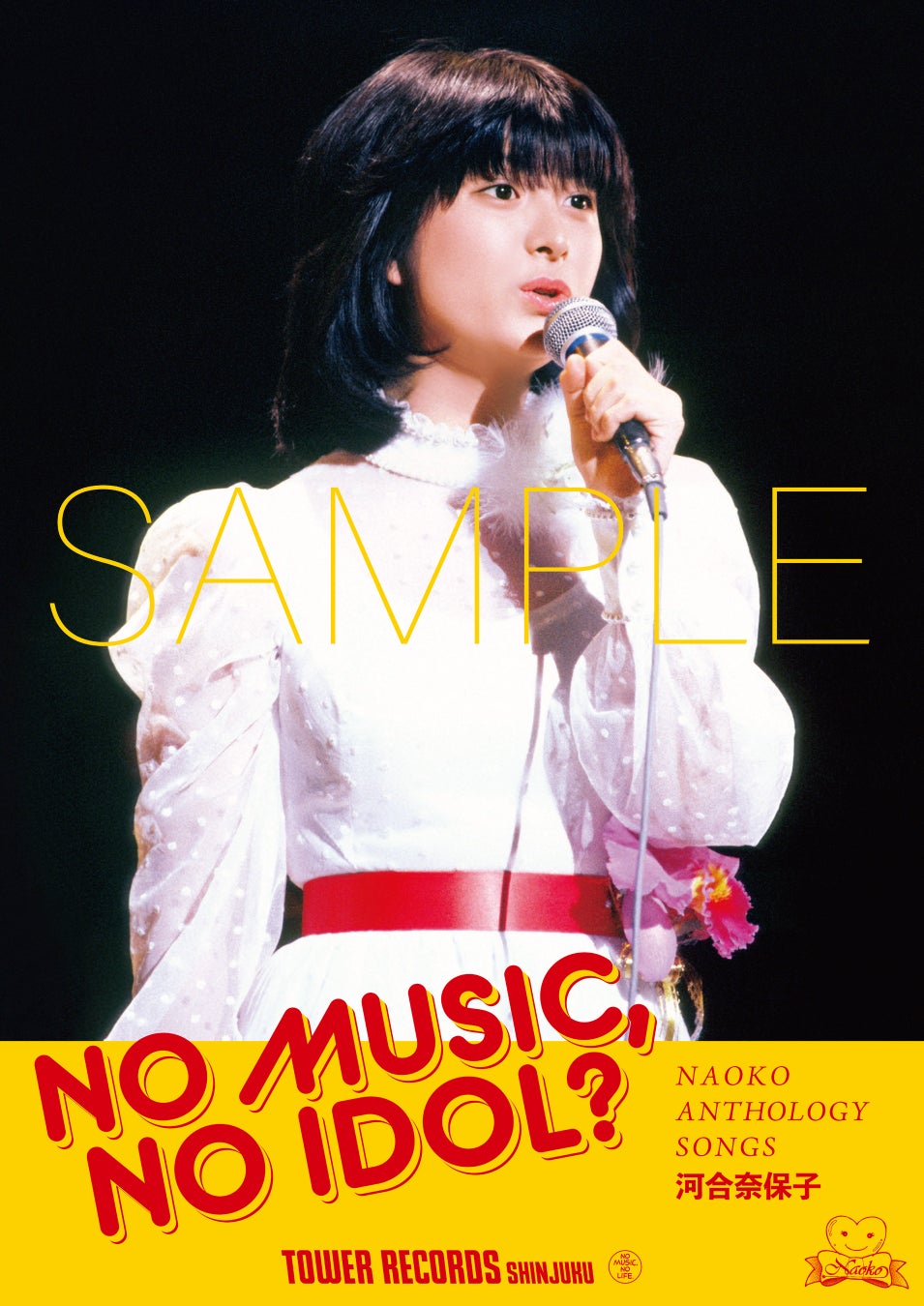 河合奈保子が「NO MUSIC, NO IDOL?」に登場タワレコ