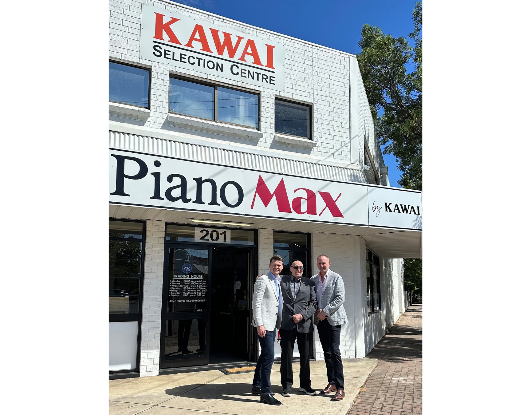 カワイ オーストラリア　ピアノ販売を営む会社を事業継承、カワイ直営店としてオープン