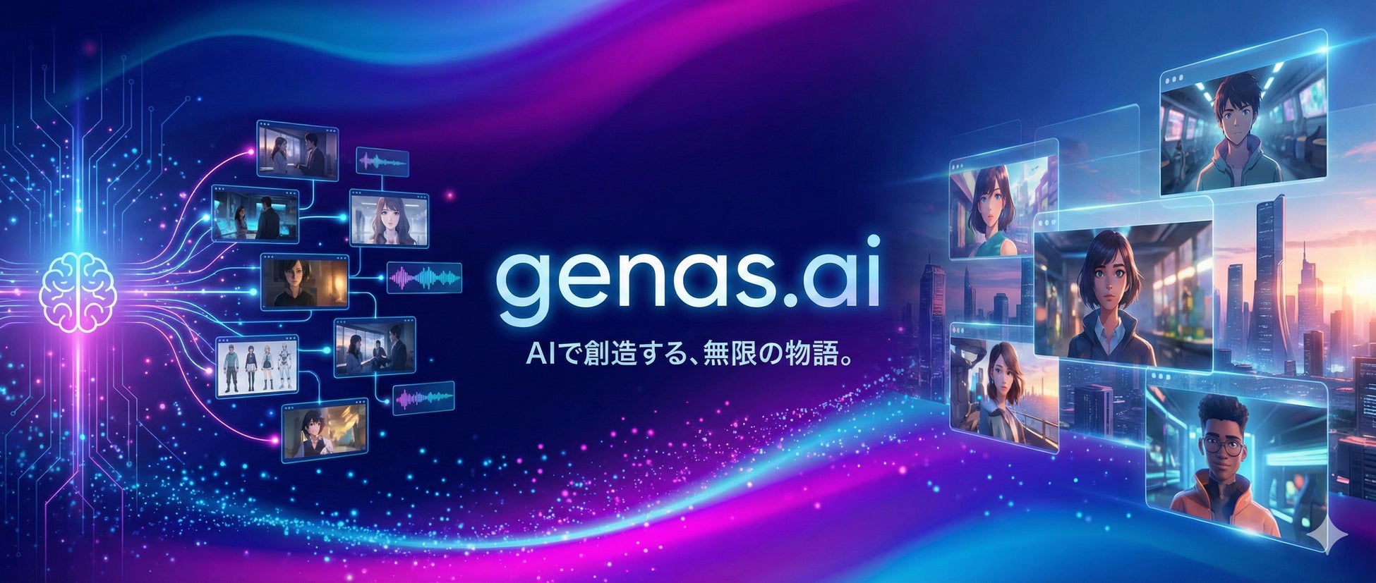 ショートドラマ・ショートアニメを”量産できる工程”へ。AI動画生成「genas.ai」提供開始