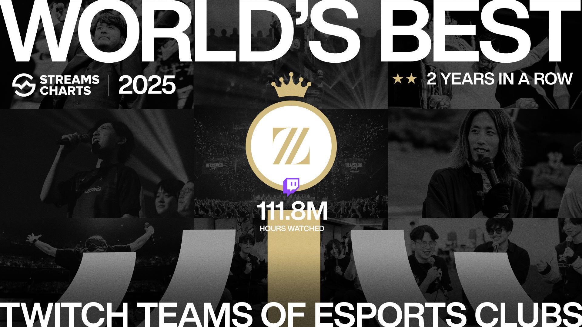 【快挙】「ZETA DIVISION」、2025年Twitch総視聴時間で「世界1位」を達成