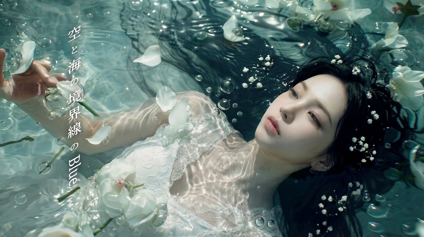 AIアーティスト『紗奈 | SANA』第2弾MV「空と海の 境界線の Blue」を公開
