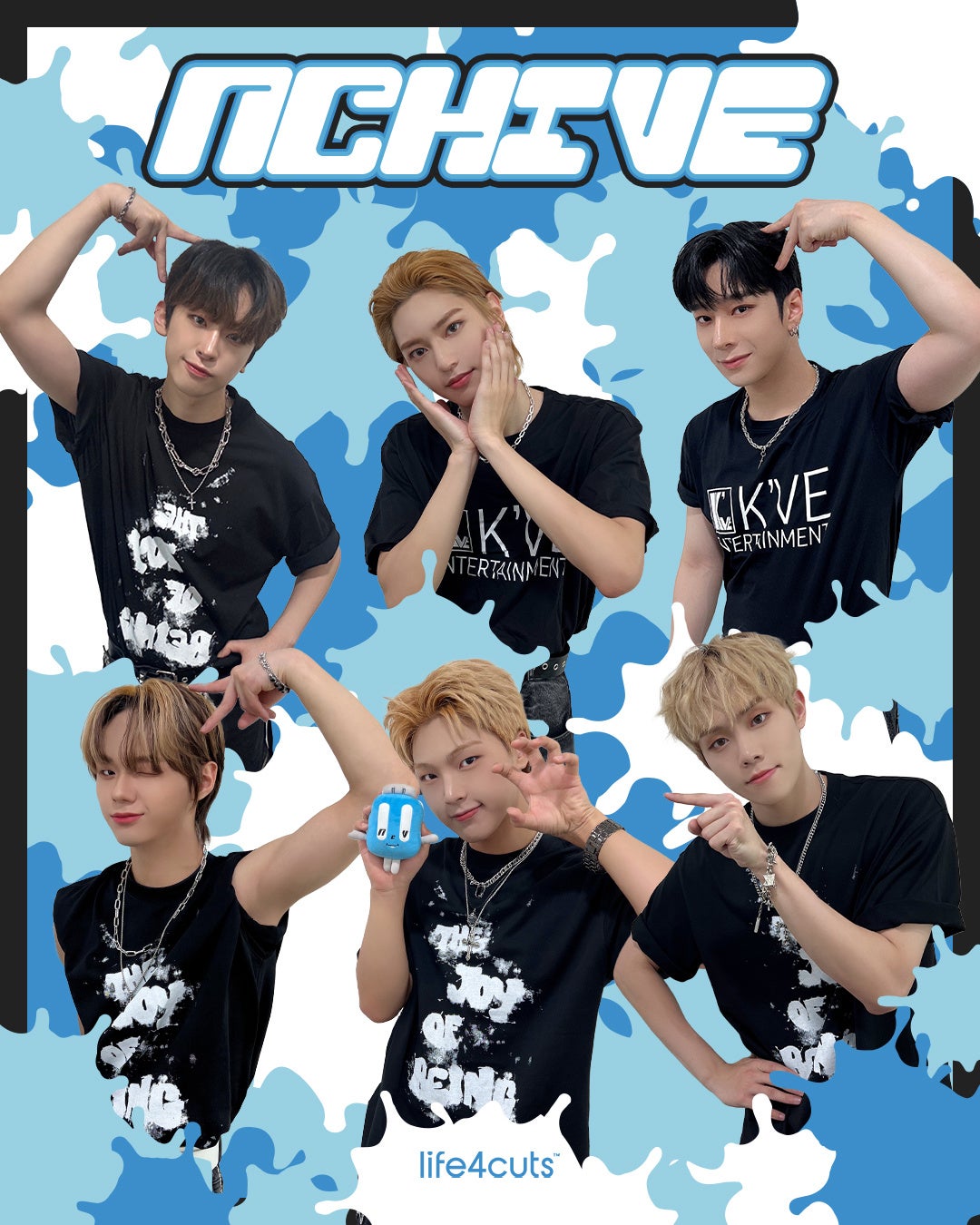 韓国ボーイズグループNCHIVEと「人生4カット」が初コラボ！特別フレームを期間限定展開