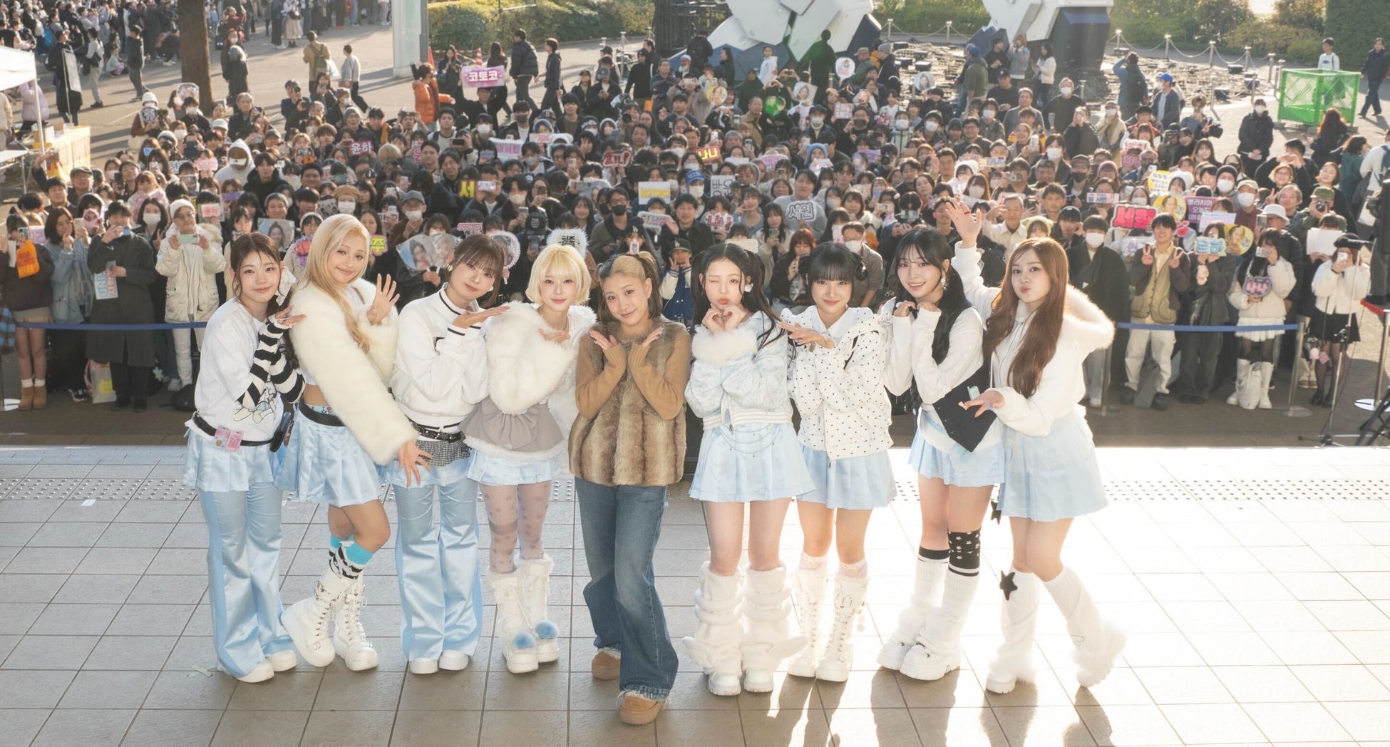 グローバルガールズグループ UNIS（ユニス）、お台場でリリース記念ファンイベントを開催日本デジタルシングル2曲を日本のファンの前で初披露！MV振り付けのダンサー・hanaのサプライズ登場も