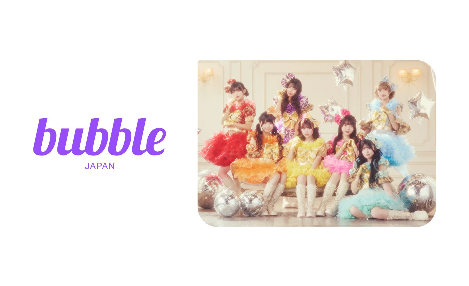 グローバルファンコミュニケーションアプリ「bubble」にアイドルグループ「HAPPY CREATORS」の参加が決定！