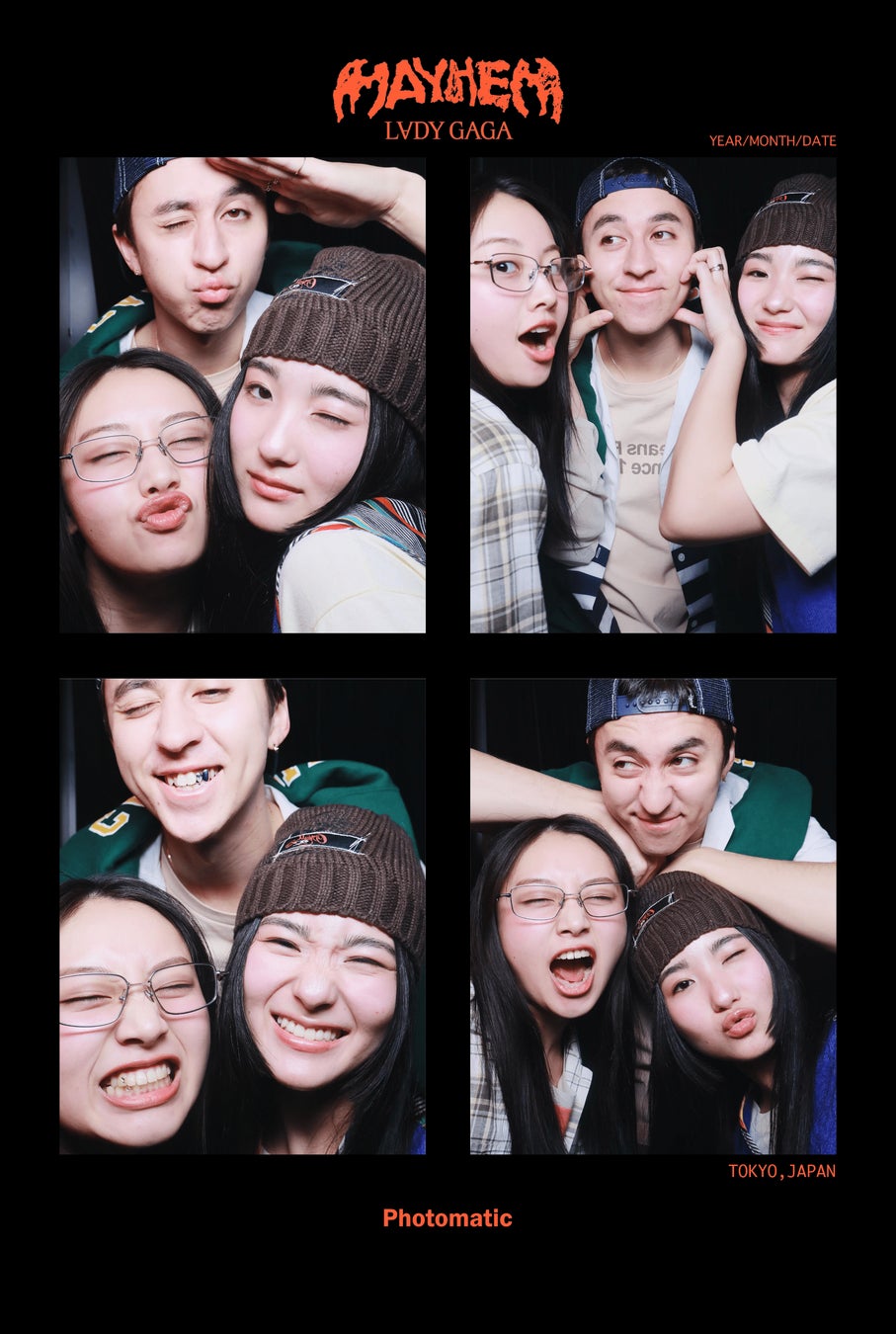 レディー・ガガ「The MAYHEM Ball」来日公演記念POP-UP STOREにPhotomaticのフォトブースが登場