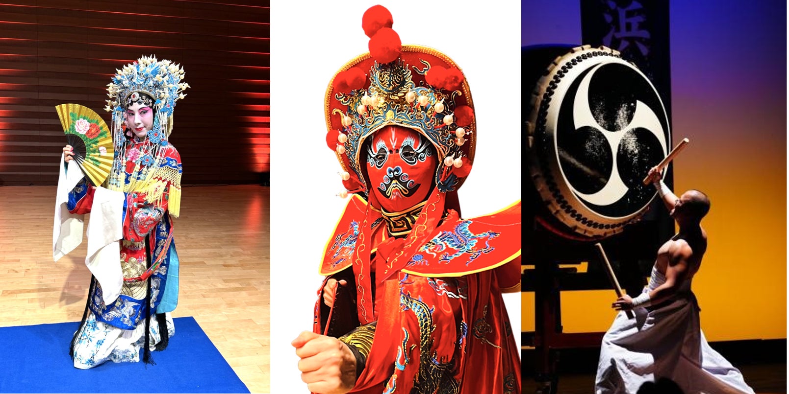 中国と日本の伝統文化が混ざり合う！　変面・京劇・雑技・和太鼓の共演、「来・来・来！2026」