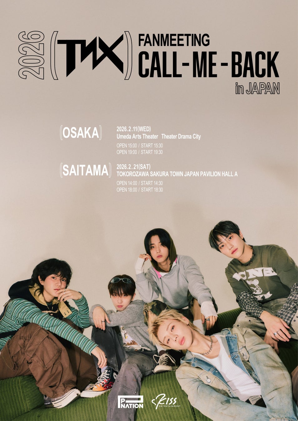 TNX 2nd Digital Single [CALL ME BACK]と共に日本ファンのもとへ