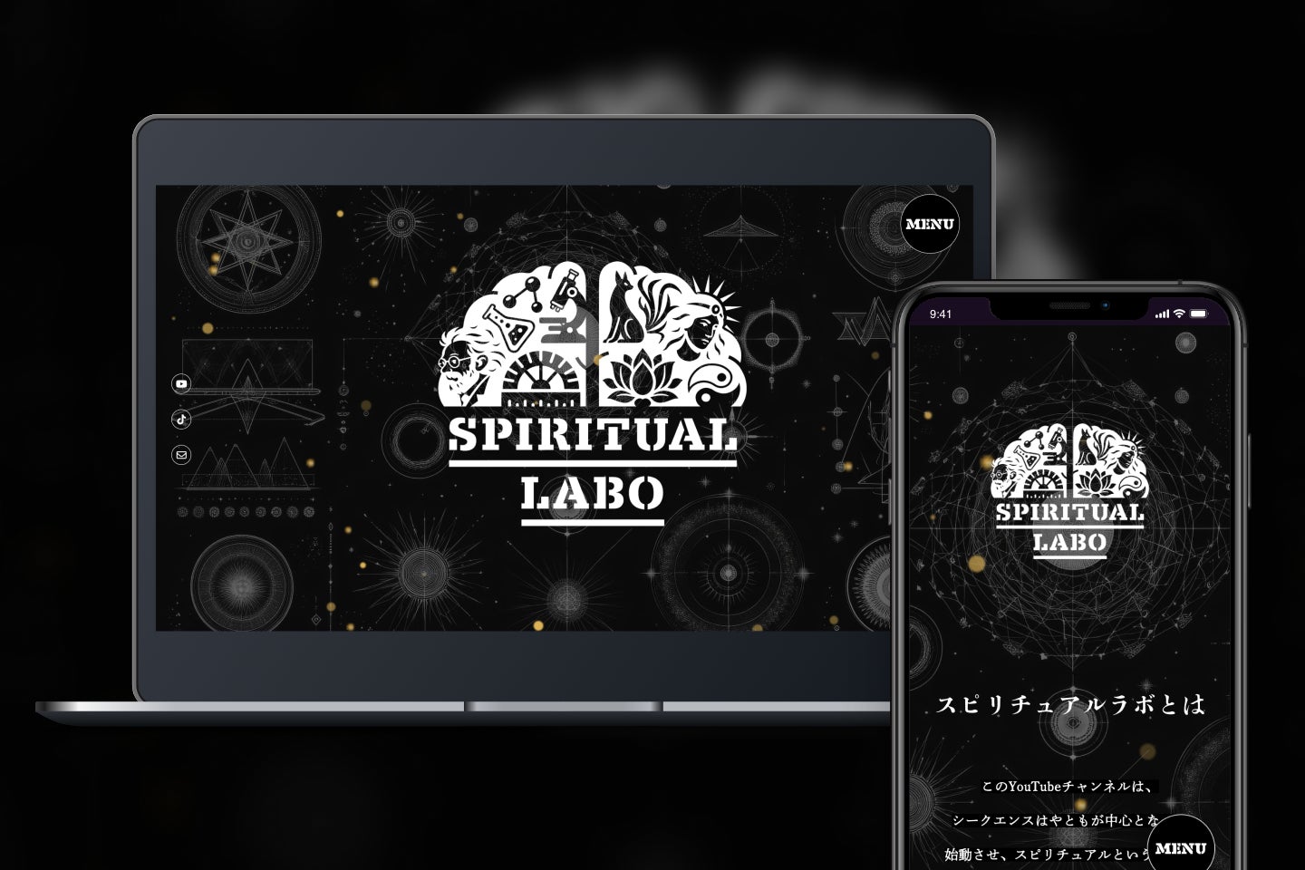 シークエンスはやともを中心としたスピリチュアルを科学する実験的トーク番組「スピリチュアルラボ」のオフィシャルサイトおよびオンラインストアをオープン！