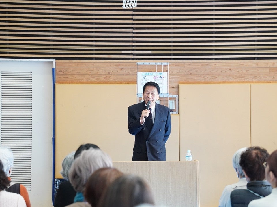 警察庁特別防犯対策監 杉良太郎氏 神明いきいきプラザ・芝浦アイランド児童高齢者交流プラザにて講演会を実施