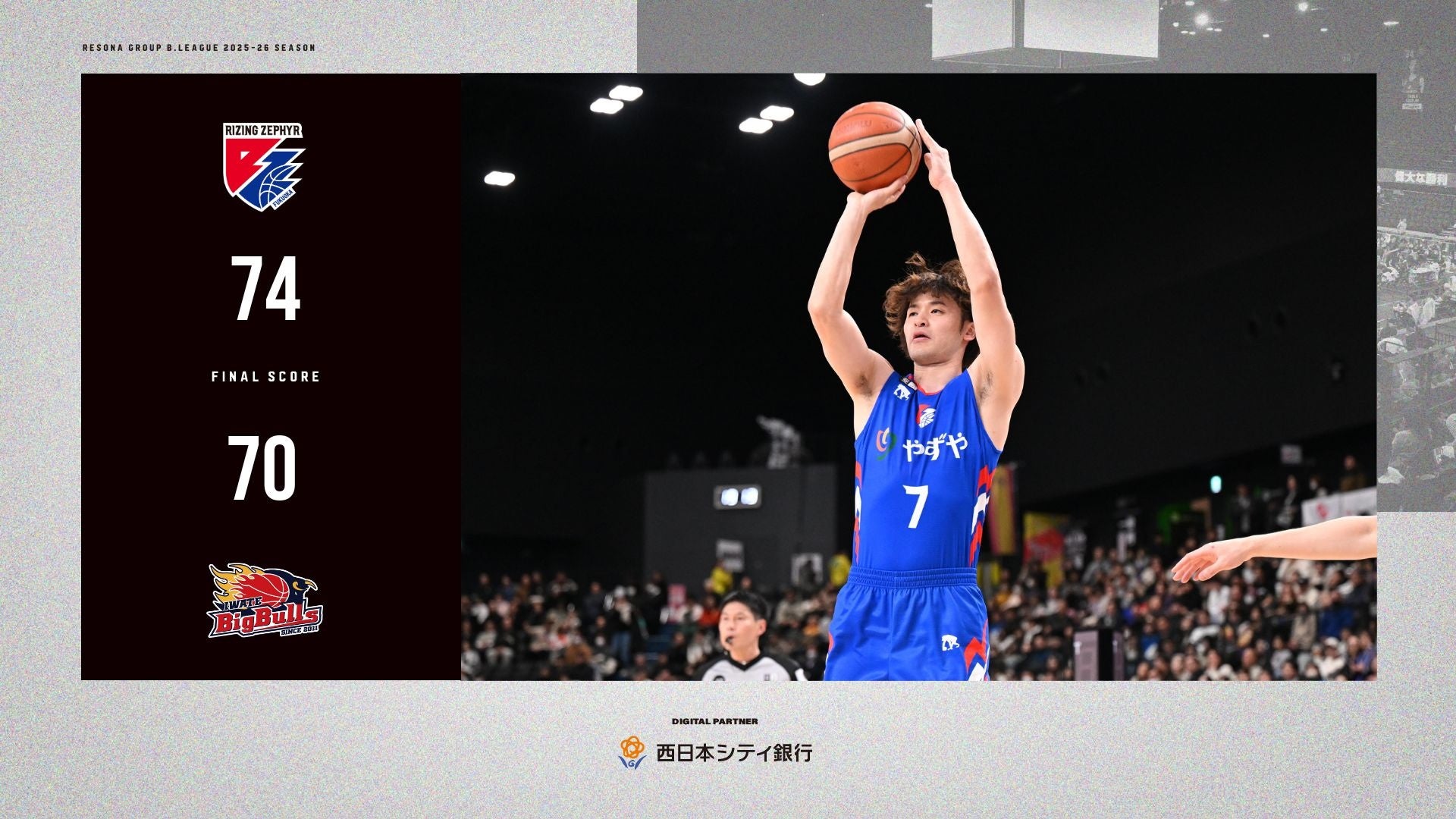 B2福岡｜粘りの逆転劇、終盤の激戦を制してホームで勝利