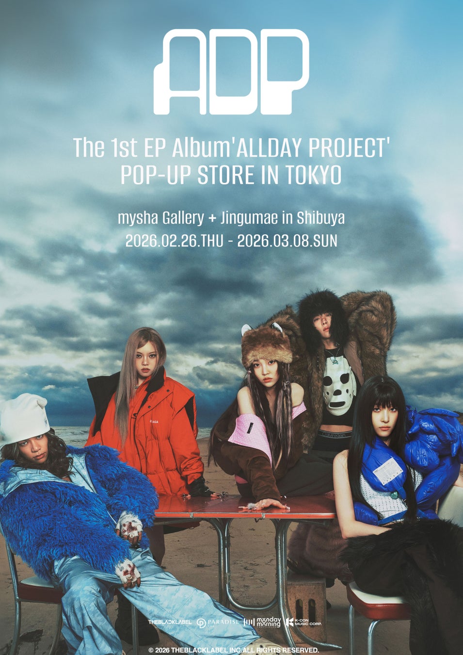 The 1st EP Album「ALLDAY PROJECT」POP-UP STORE IN TOKYO 開催案内！