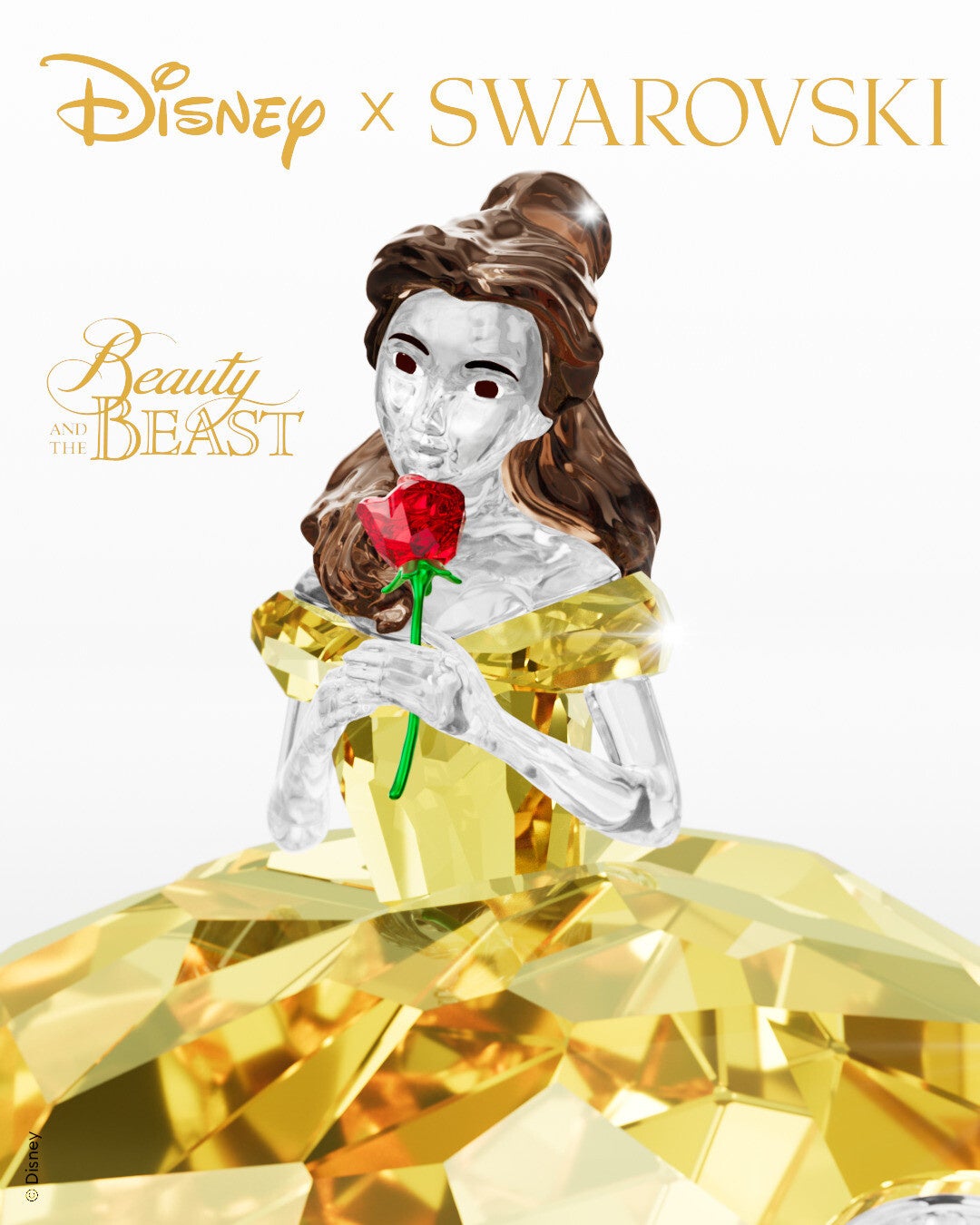 Disney と Swarovski、『美女と野獣』新作オブジェを発表