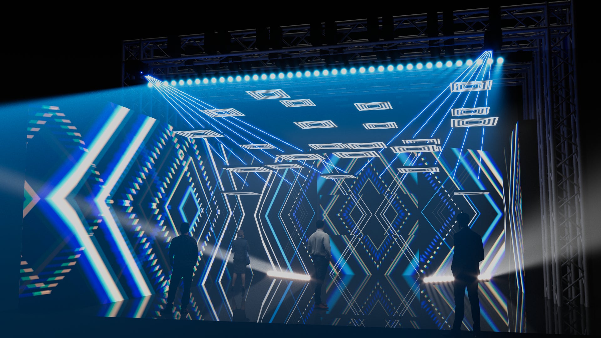 シンユニティグループがProLight&ProVisual2026に出展ー映像・レーザー・キネティックを統合制御した次世代ライブステージ