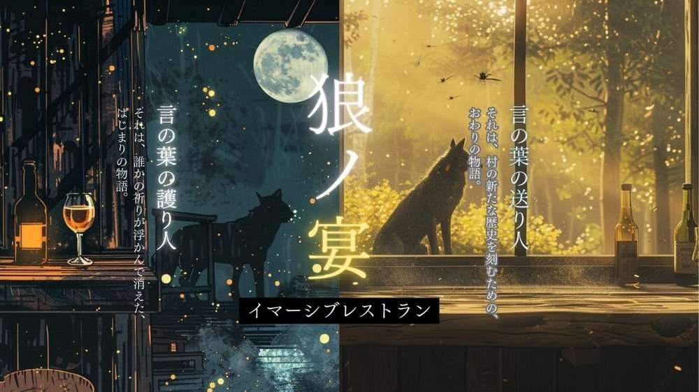 人口500人の村まるごと体験型エンタメ第二弾！今度は「イマーシブ・レストラン」！山梨県丹波山村で地域食材と物語が融合する没入体験「狼ノ宴（おおかみのうたげ）」をスタート