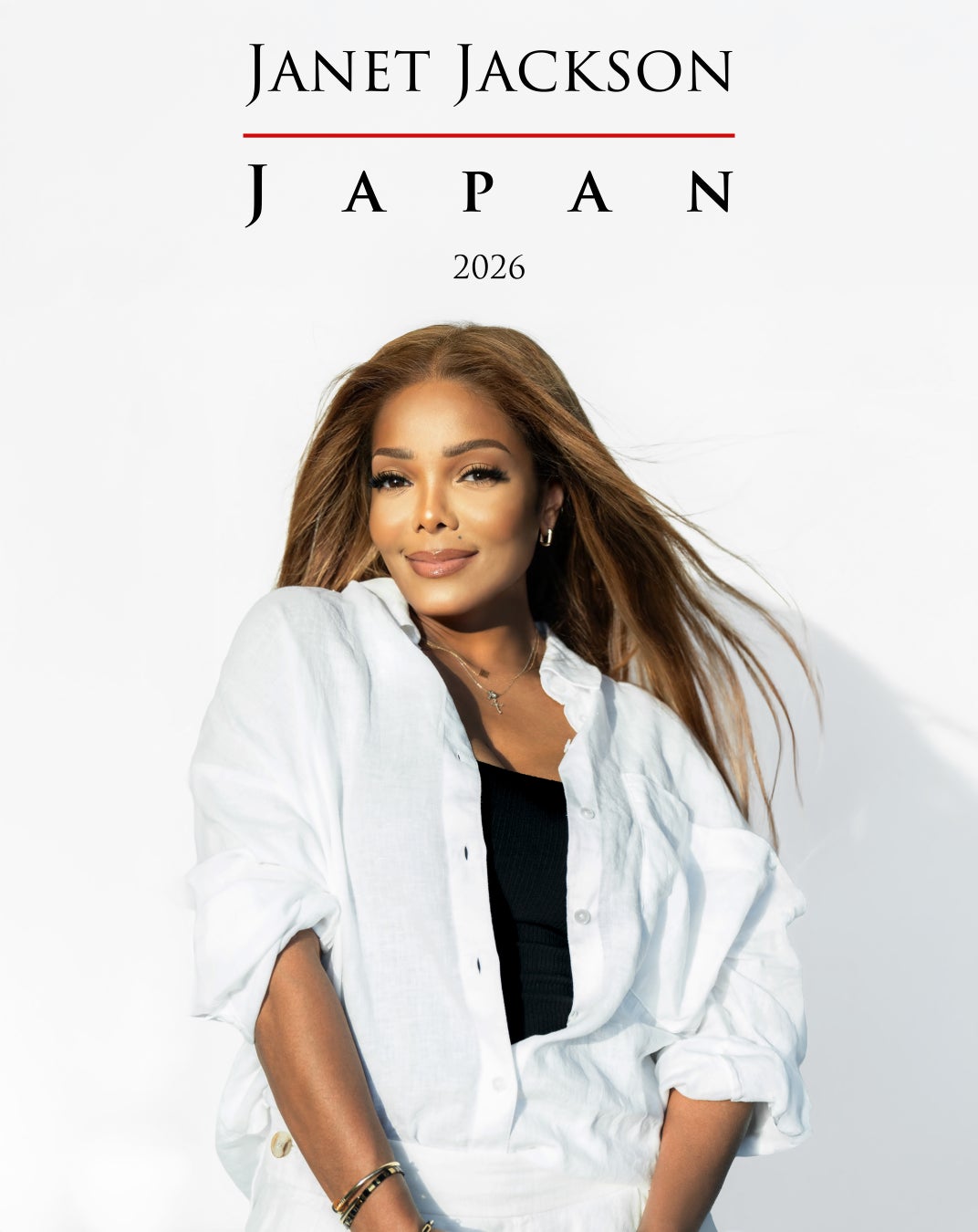 ジャネット・ジャクソン 日本限定スペシャル公演開催決定！！　　　　ー『JANET JACKSON JAPAN 2026』 6月に4公演を実施 ー