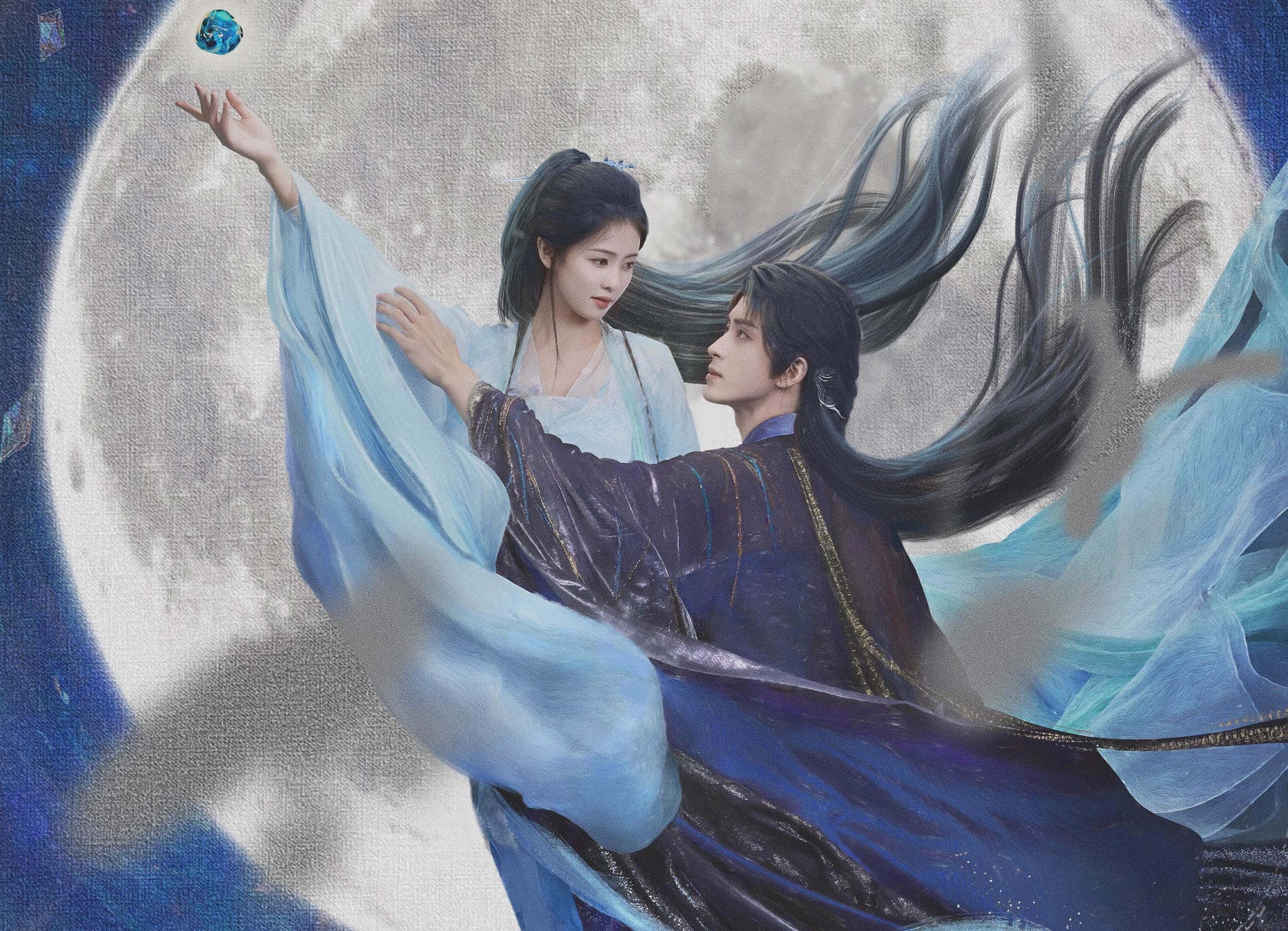 バイ・ルー×アオ・ルイポン共演の中国ドラマ「白月の誓い」3月4日(水)より日本初放送！YouTubeで第1話期間限定〈無料〉公開！CS衛星劇場