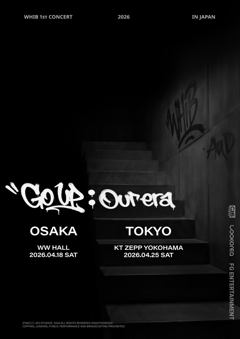 ボイプラ2出身メンバー擁するWHIB、初単独LIVE「GO UP : Our era」開催！4月大阪・東京公演