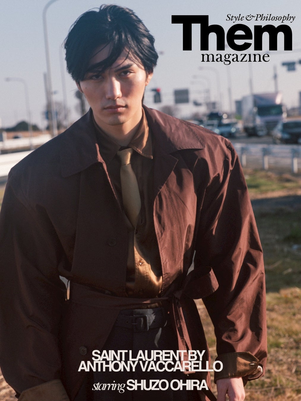 スターレイプロダクション所属、大平 修蔵「them magazine」4月号 デジタルカバー・YSL企画 誌面６ページ特集に登場！