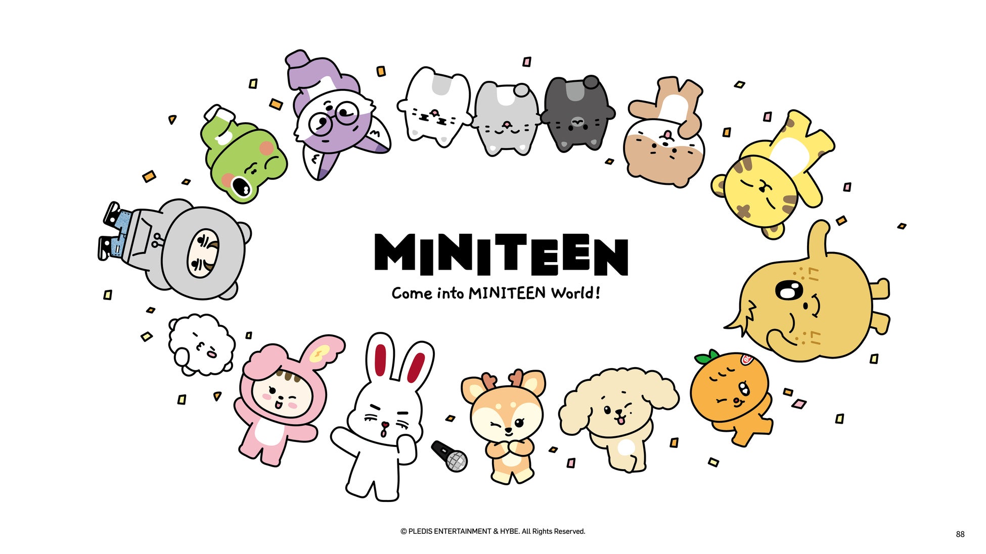 【第1-3弾】LOFT（ロフト）でSEVENTEENキャラクター「MINITEEN（ミニティーン）」公式ライセンス商品販売開始
