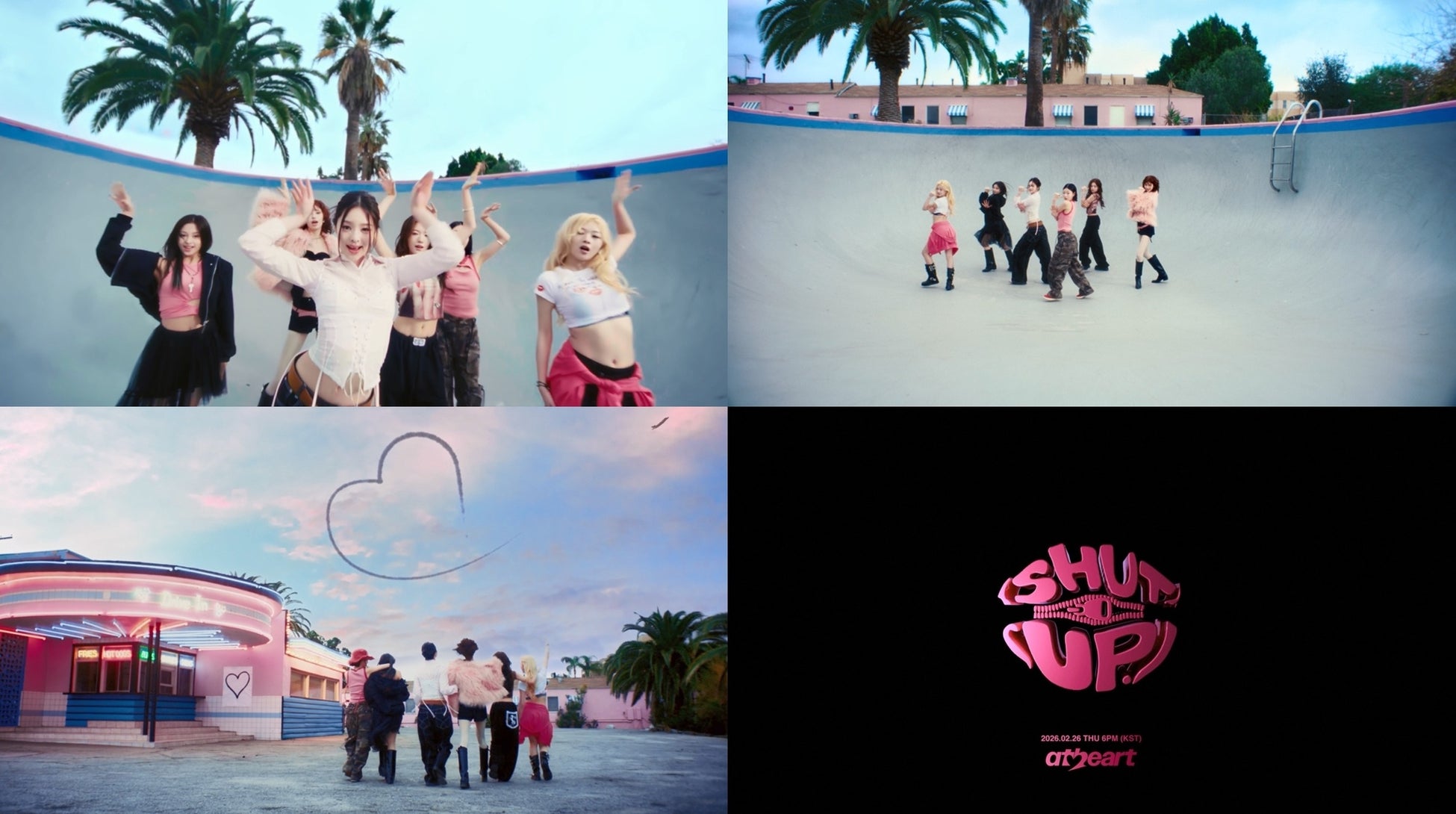 “D-DAY” エトハート、本日（26日）デジタルシングル『Shut Up』リリース！“キャッチー”なメロディ＋“キッチュ”な群舞…