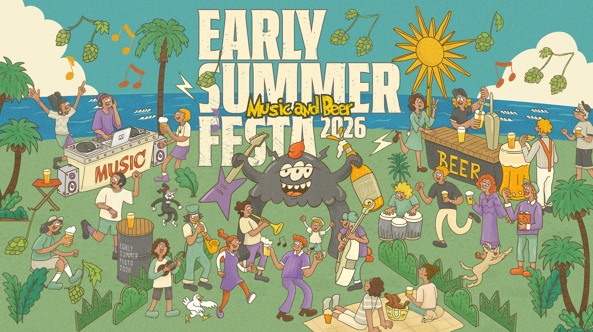 EARLY SUMMER FESTA 2026 -Music and Beer-第二弾アーティスト発表