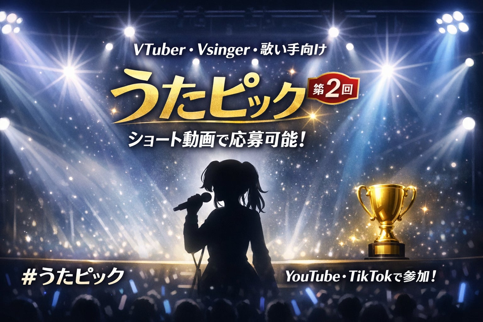 歌ってみた専用楽曲レーベルの「MelodyPicks」VTuber・Vsinger・歌い手向け楽曲コンテスト「うたピック」第2回開催決定！