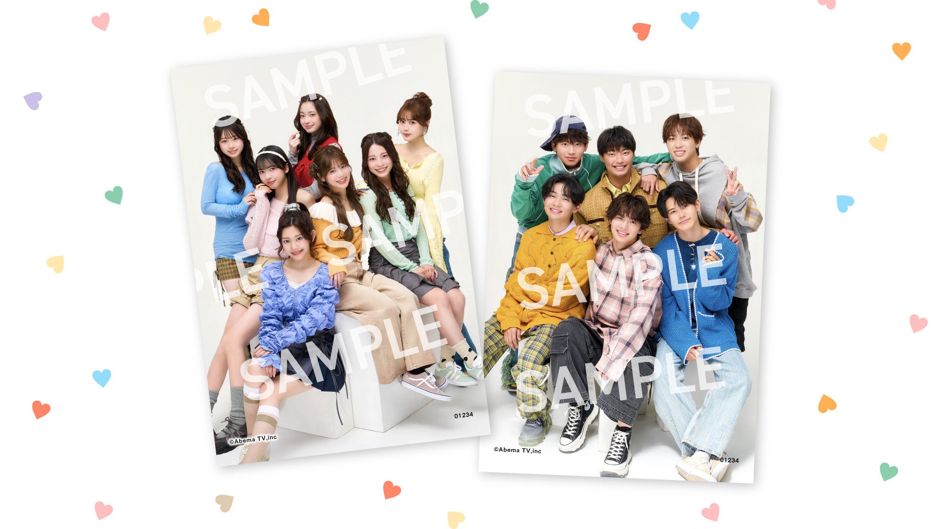 ABEMAオリジナル恋愛リアリティーショー『今日、好きになりました。』「ファミマプリント」にてファンサボードとブロマイドの販売を決定