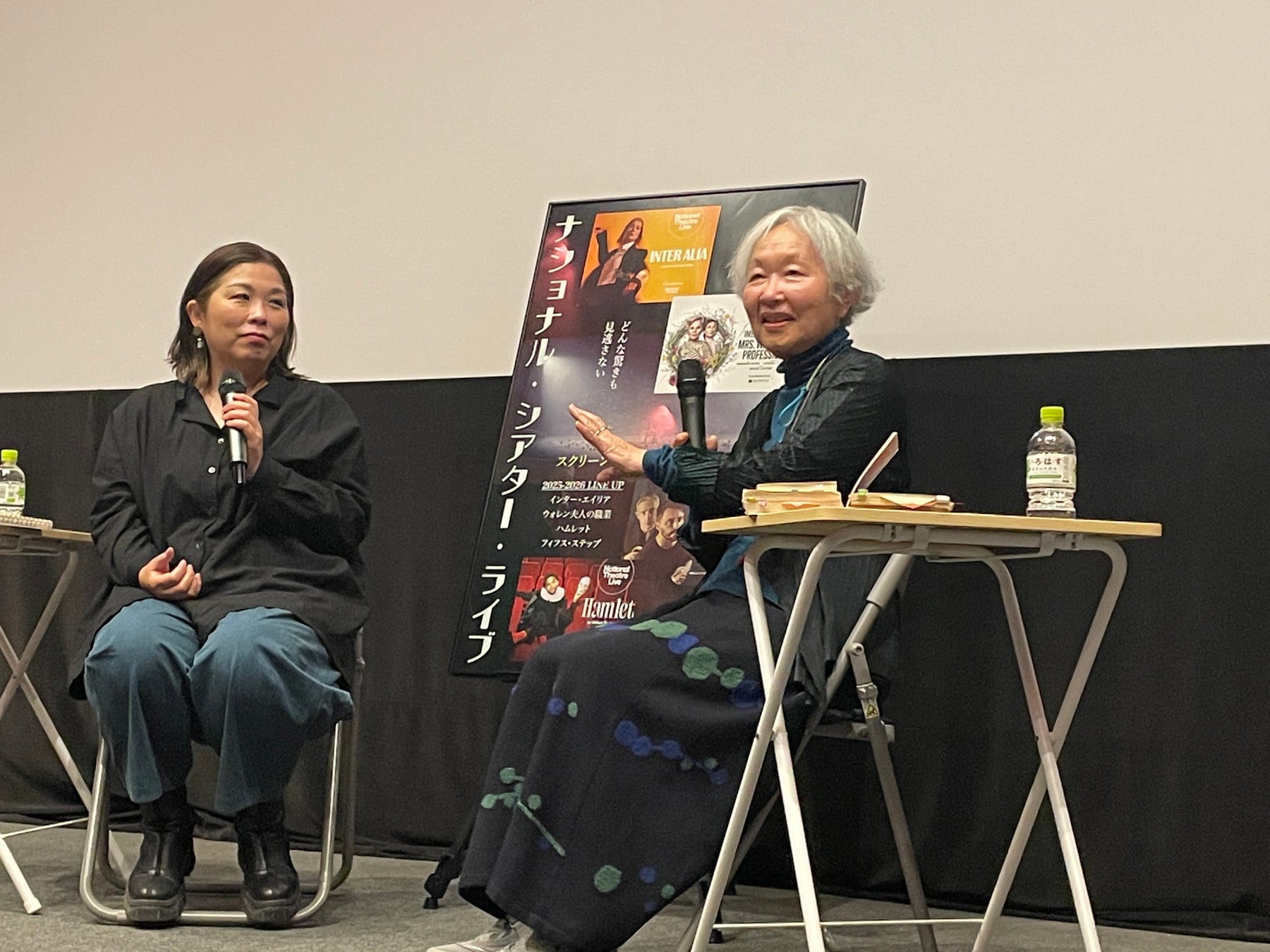 絶賛公開中 ナショナル・シアター・ライブ『ハムレット』のTOHOシネマズ シャンテでの延長上映を祝して、3/7(土)に松岡和子さん、柏木しょうこさんをお迎えした第二弾トークイベントを開催しました！