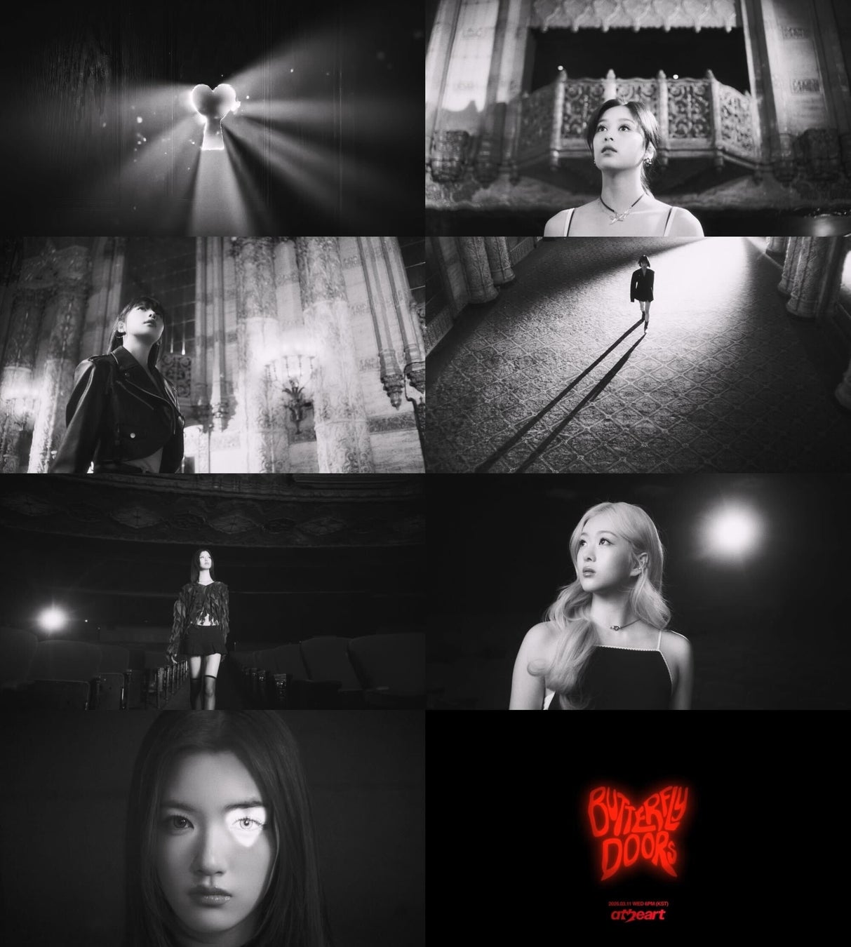 AtHeart、デジタルシングル「Butterfly Doors」MVティザー公開！チャーリー・チャップリンゆかりの歴史的名所も登場