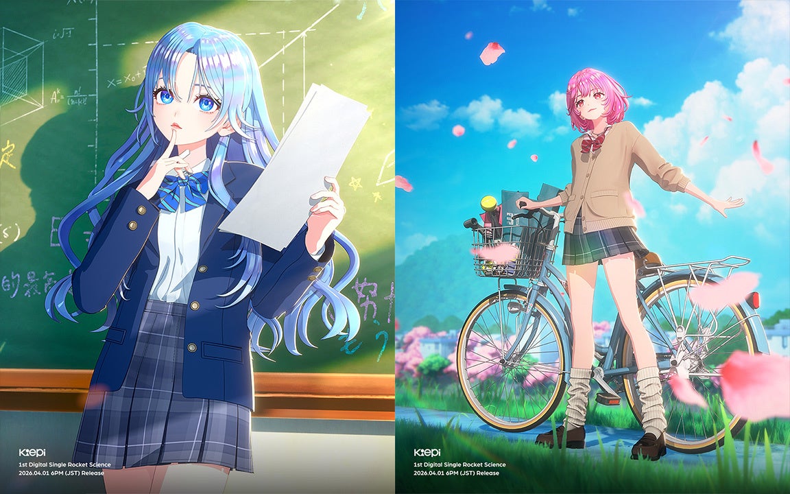 Virtual Artist “Kiepi”のデビュー曲「Rocket Science」のSolo Concept Photo “School ver.”を公開!