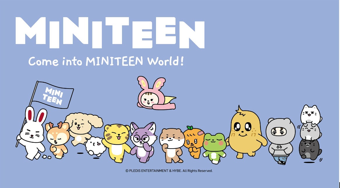 【第3弾発売】SEVENTEEN公式キャラクター「MINITEEN（ミニティーン）」第1弾〜第3弾商品を大丸東京店で展開