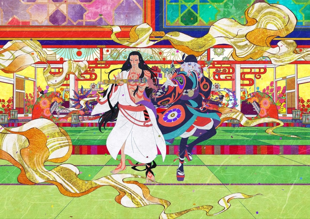 『劇場版モノノ怪 第三章 蛇神』より、薬売りと神儀の新規描き下ろし絵柄を使用した商品などが、アニメイトにて5月29日発売！　特典「ステッカー」がもらえるフェアも同日より開催!!