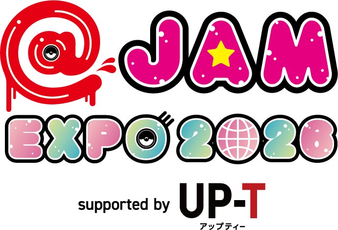 オリジナルTシャツ作成のUP-T（アップティー）が、ポップカルチャーイベント”@JAM(アットジャム)”が開催するシリーズ最大のフェス「@JAM EXPO 2026」の特別協賛社に決定！