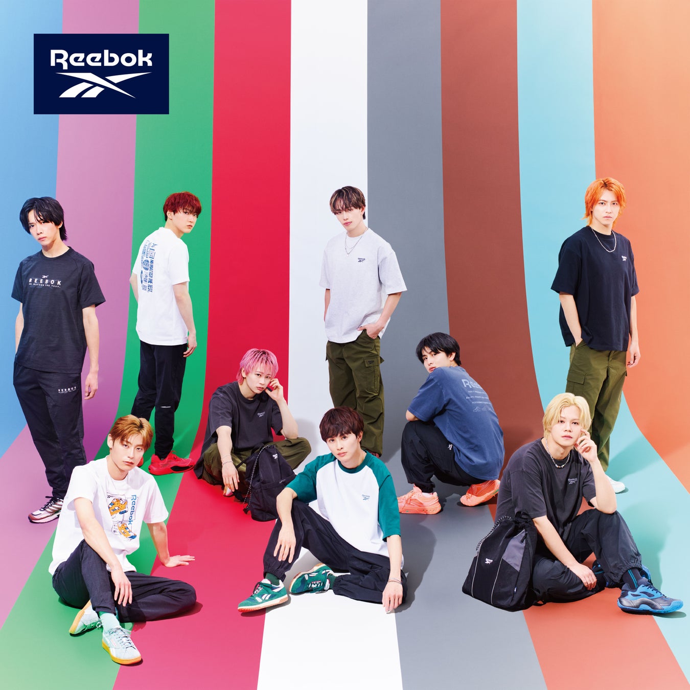 Reebokが秋冬に続いて、大人気9人組グループ『超特急』を起用した春ビジュアルを公開！