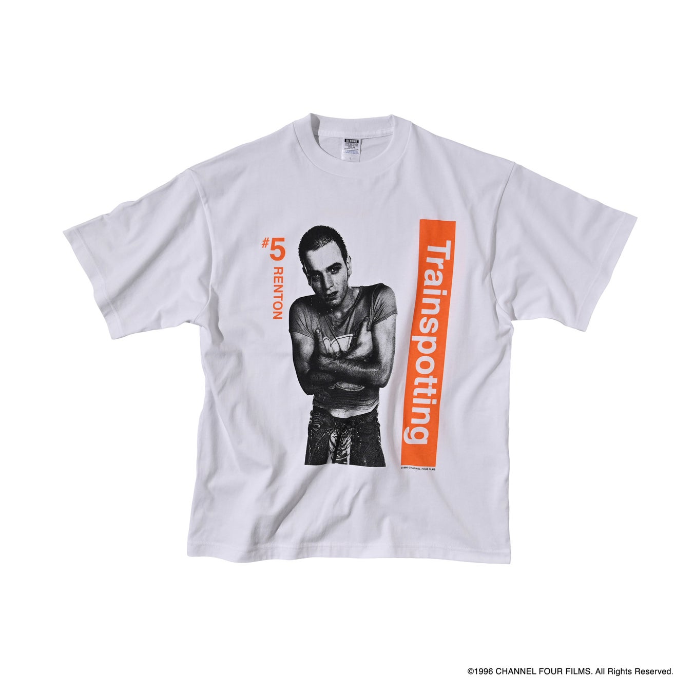 映画『トレインスポッティング』公開30周年記念企画。バーニーズ　ニューヨークで「Behind the Scenes®」が手がけたオフィシャル復刻Tシャツをローンチ