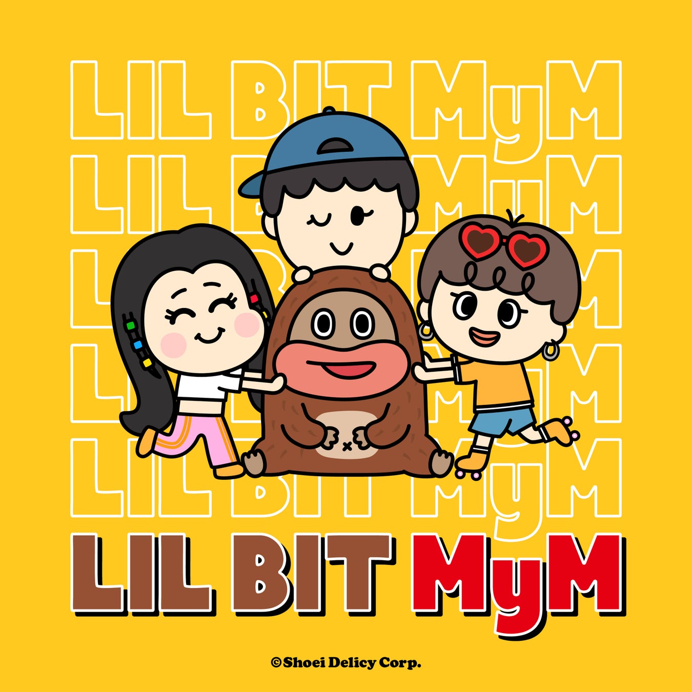 MyMの新曲「LIL BIT」が本日リリース！さらにチョコジローも出演するMVも公開。コンビニを舞台にMyMとチョコジローが作り出すポップなMVは必見。