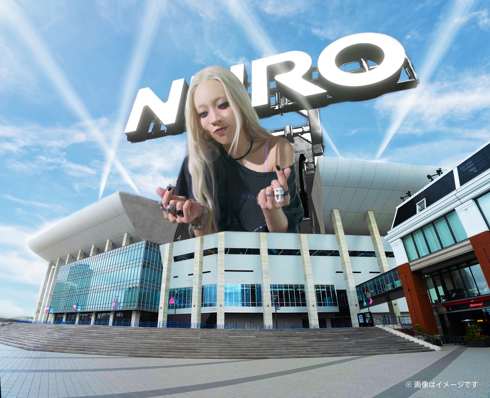 NURO、「CENTRAL」にて超巨大3DちゃんみなAR体験を提供 ソニーグループ独自の技術によってリアルに再現