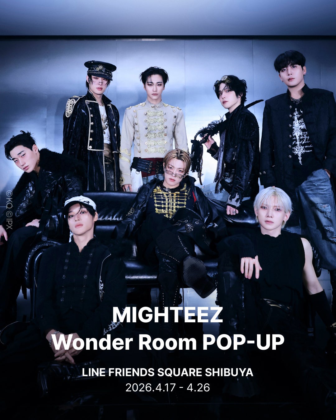 ATEEZとLINE FRIENDSのコラボキャラクター「MIGHTEEZ」の２回目のポップアップ『MIGHTEEZ Wonder Room』を渋谷で開催