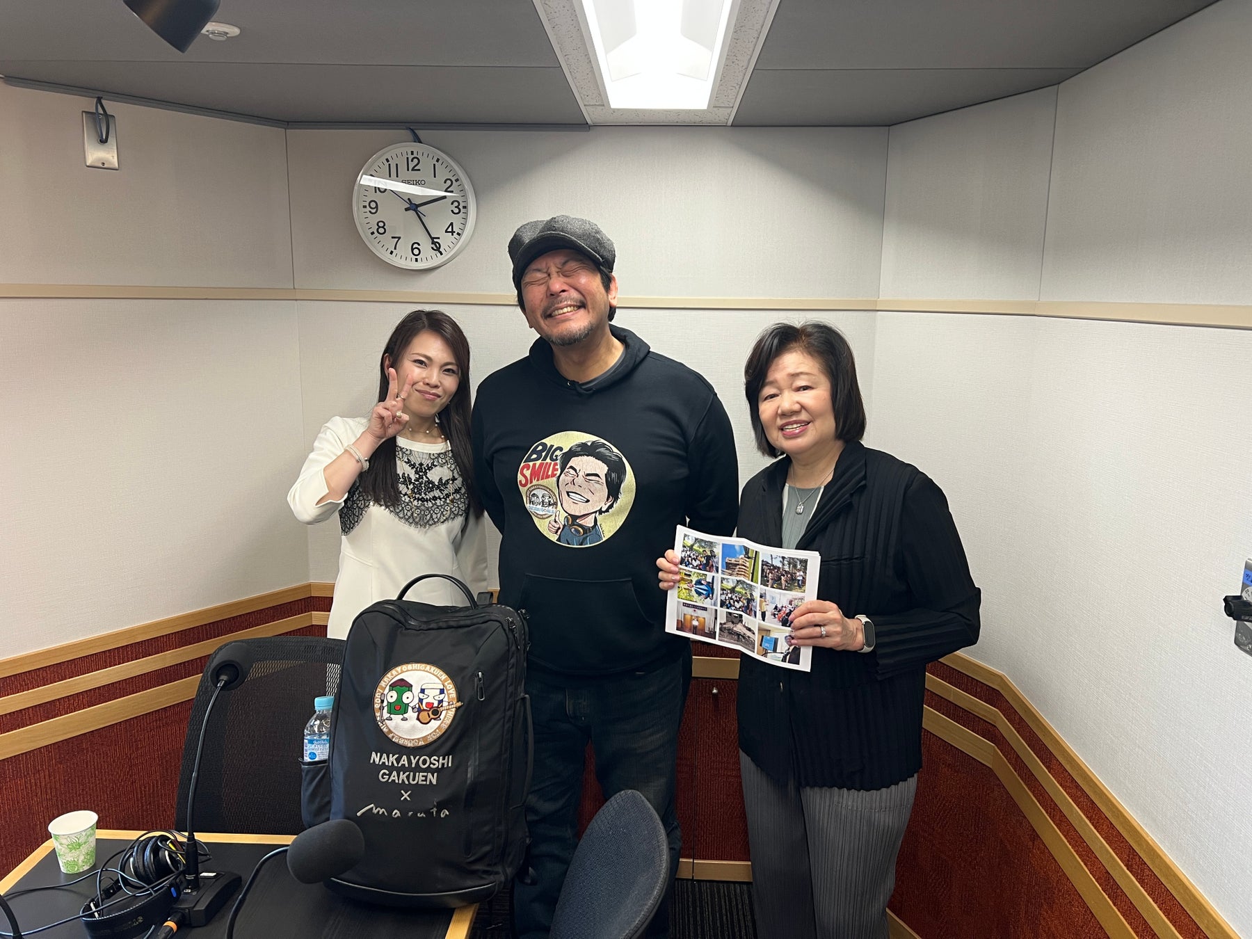 シンガーソングライター・カノンさんのラジオ番組に、なかよし学園代表・中村雄一が出演