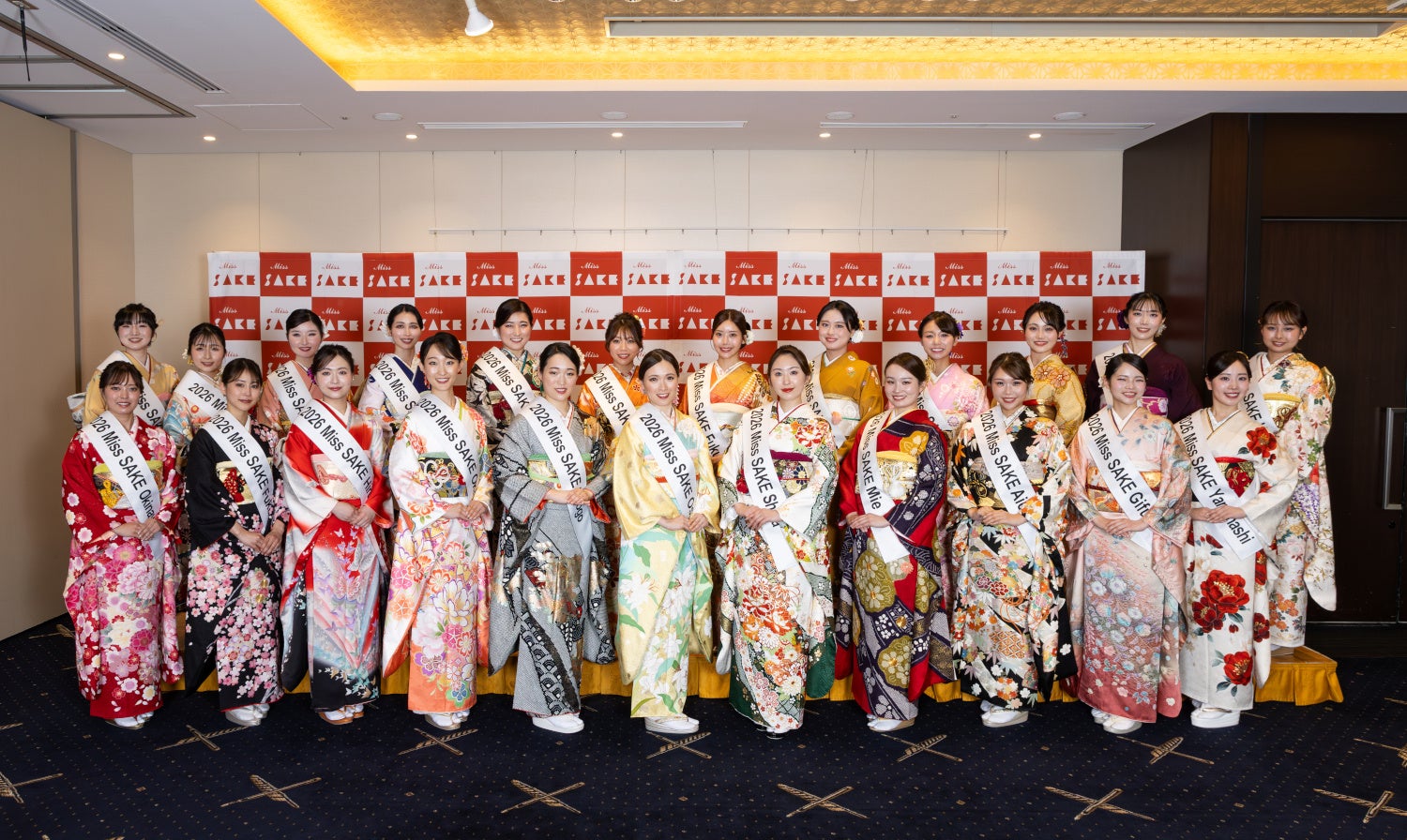美容室 Ash「2026 Miss SAKE Japan ファイナリスト発表会」で23名のヘアメイクを担当