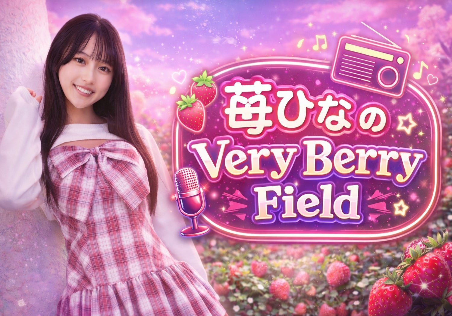 名古屋発・期待のアイドル「苺ひな」がFM AICHIで初の地上波ラジオ冠番組！ 新番組「苺ひなのVery Berry Field」は、4月から毎週木曜深夜27:00～27:55放送！