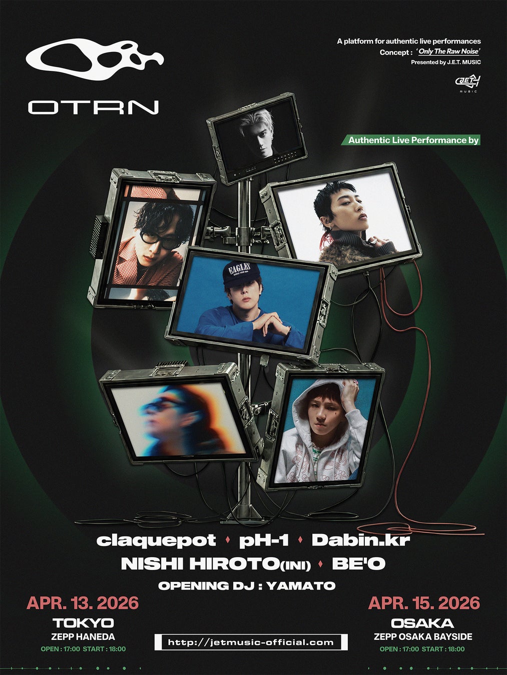 OTRN 2026は、ライブを“視聴”から”遭遇”に奪い返す——約3000人の東阪Zeppで起きる、危険な接近戦