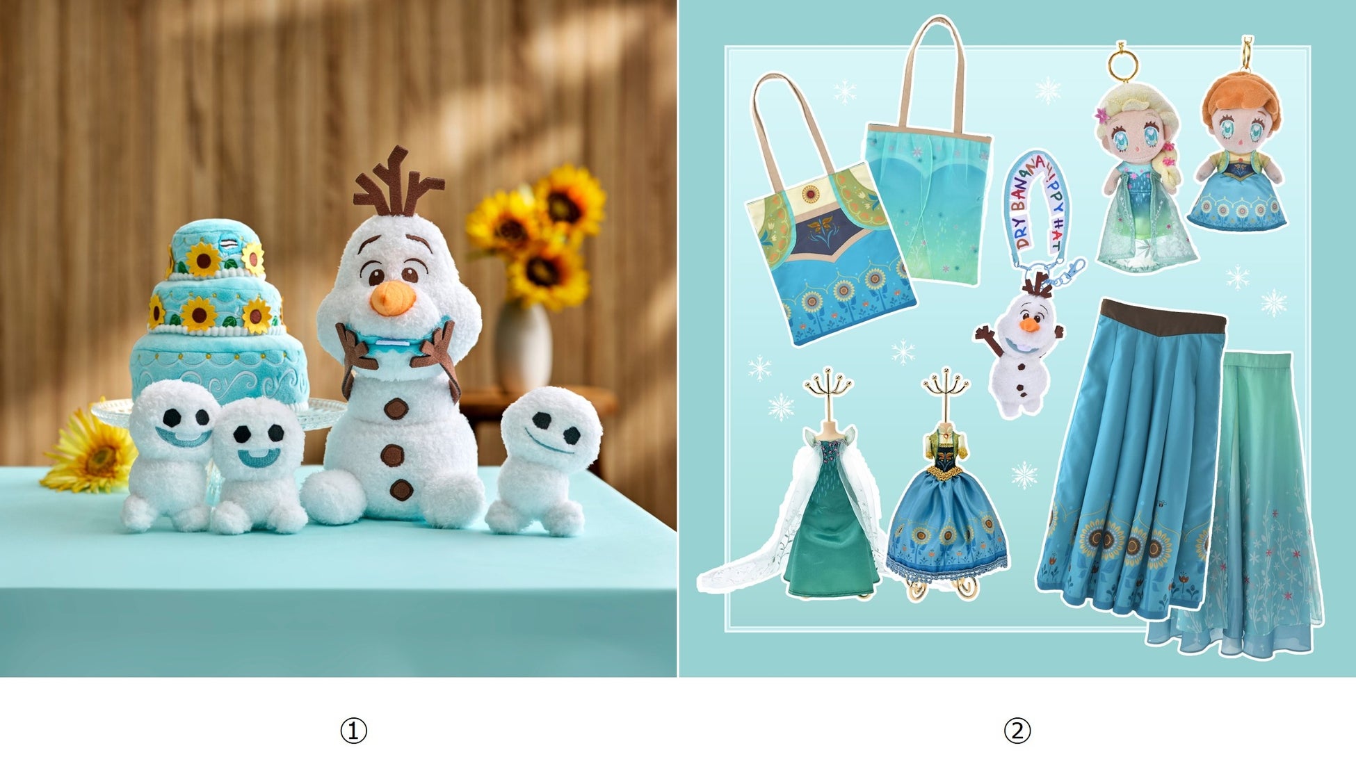 短編アニメーション『アナと雪の女王／エルサのサプライズ』をモチーフにした爽やかなカラーの新コレクションをディズニーストアで4月17日(金)より順次発売