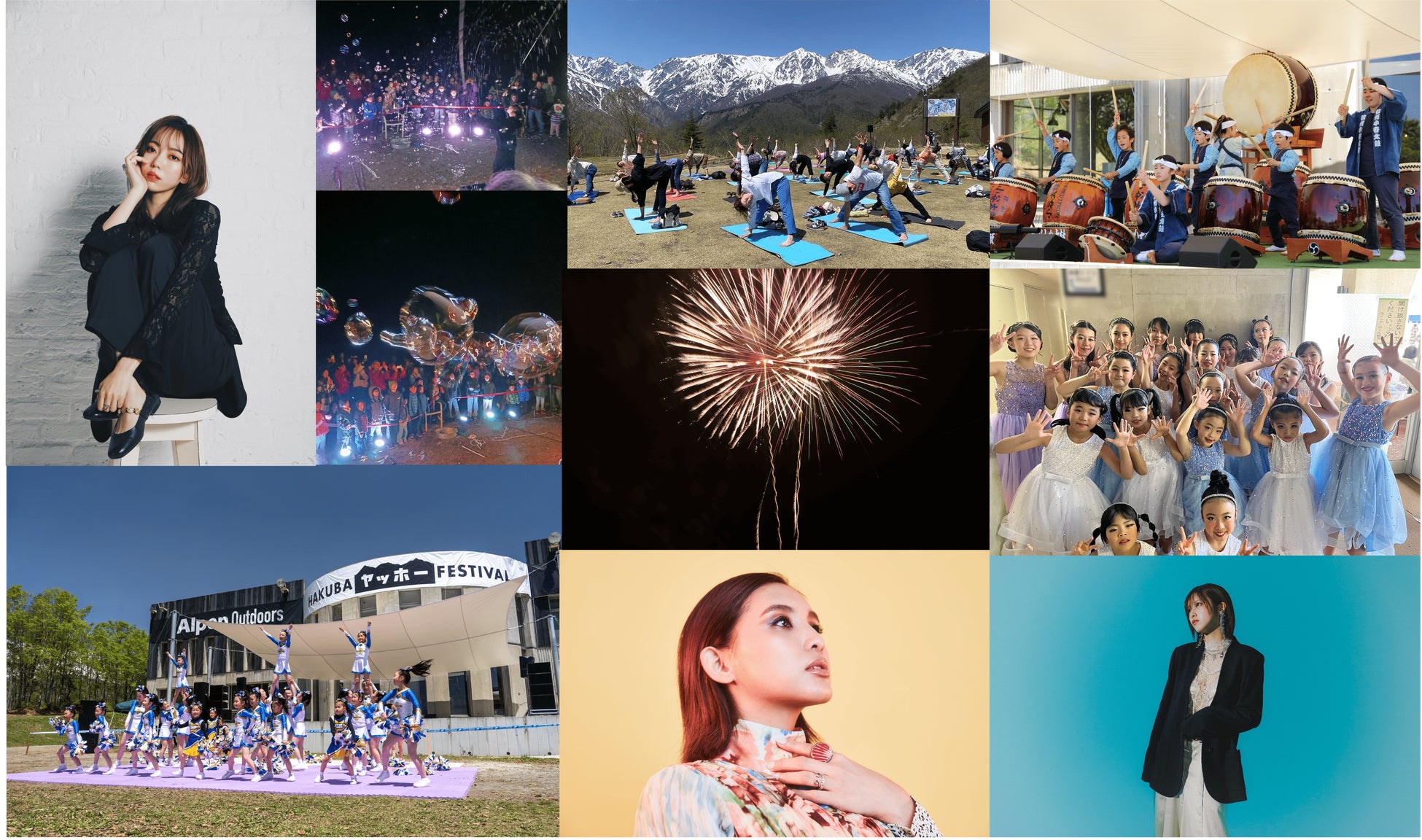 標高1,300mの北アルプスを目の前にした絶景空間で非日常体験「HAKUBAヤッホー！FESTIVAL 2026」追加コンテンツ決定！　ここでしか体験できない音楽・ヨガ・ナイトイベントなども展開