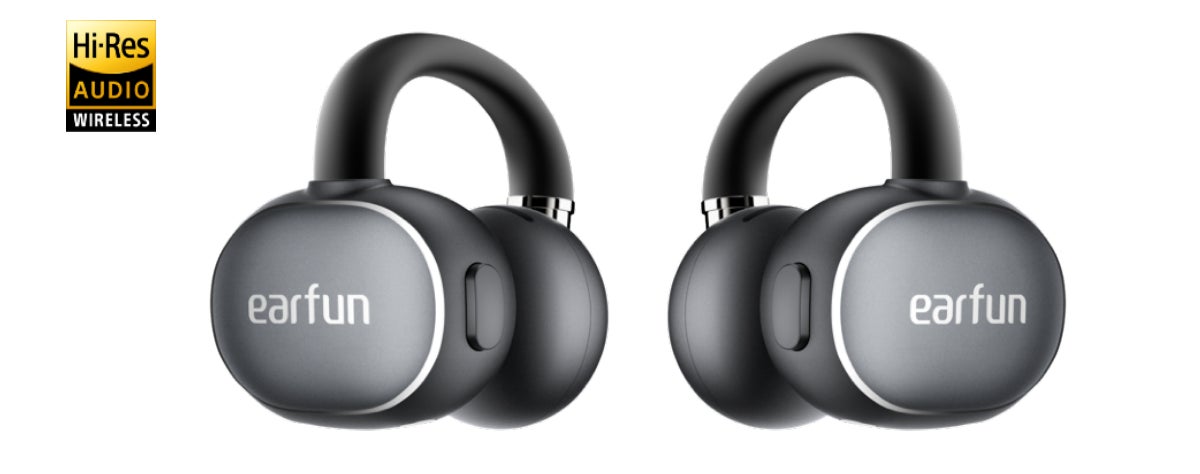 12mm径チタンコーティング振動板搭載、低音再生と装着性にこだわったハイレゾ対応クリップ型完全ワイヤレスイヤホン「EarFun Clip 2」