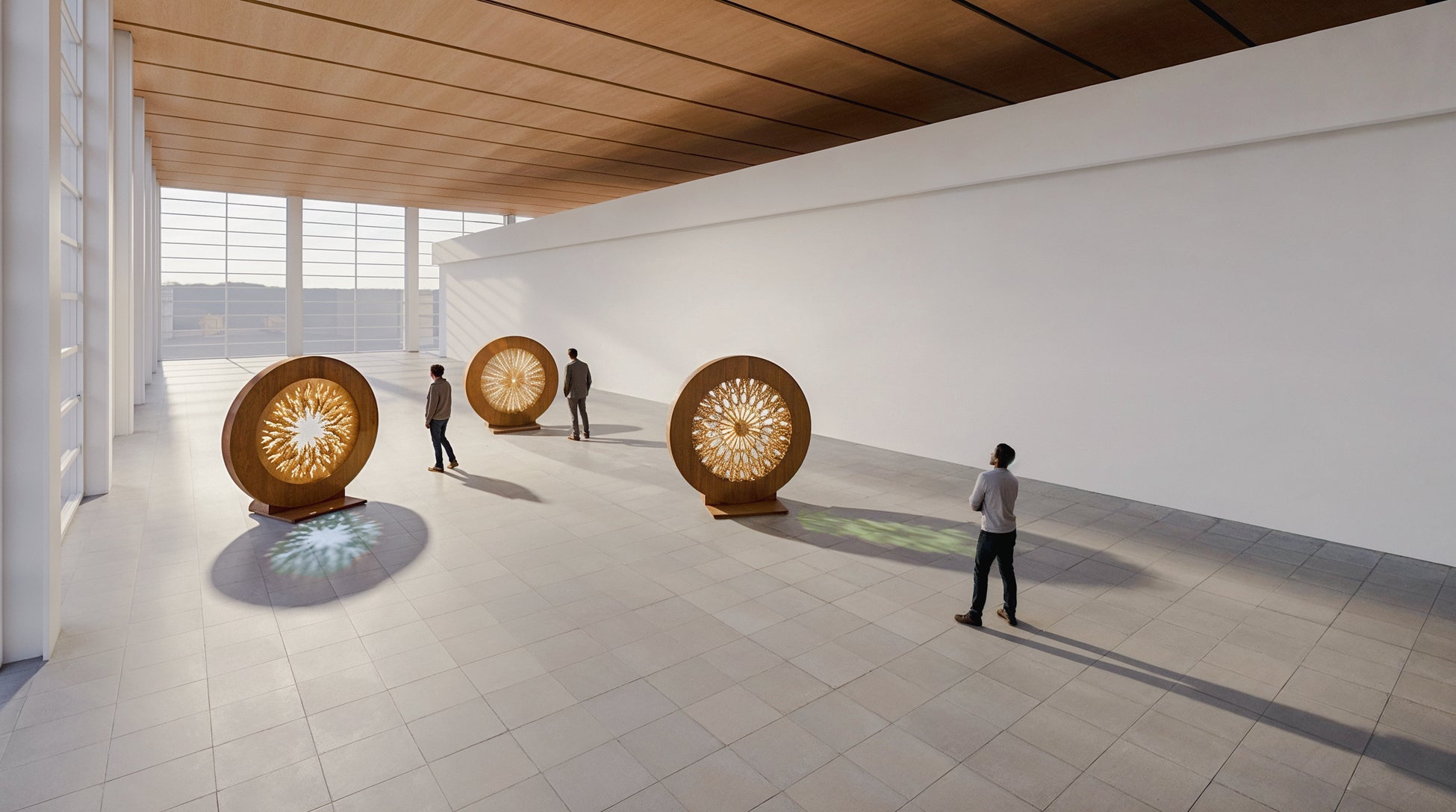 大分県立美術館 10周年記念｜新常設作品「時の縁にて – passage of time –」をアトリウムに展示開始