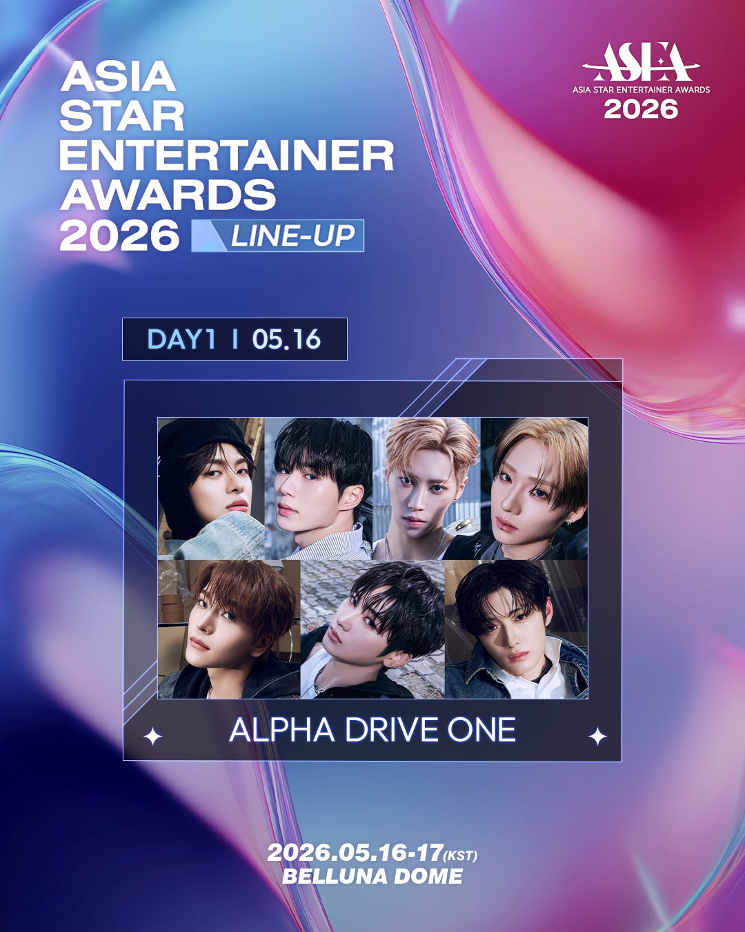 “超大型新人”ALPHA DRIVE ONE、5月ベルーナドームへ…『ASEA 2026』出演決定