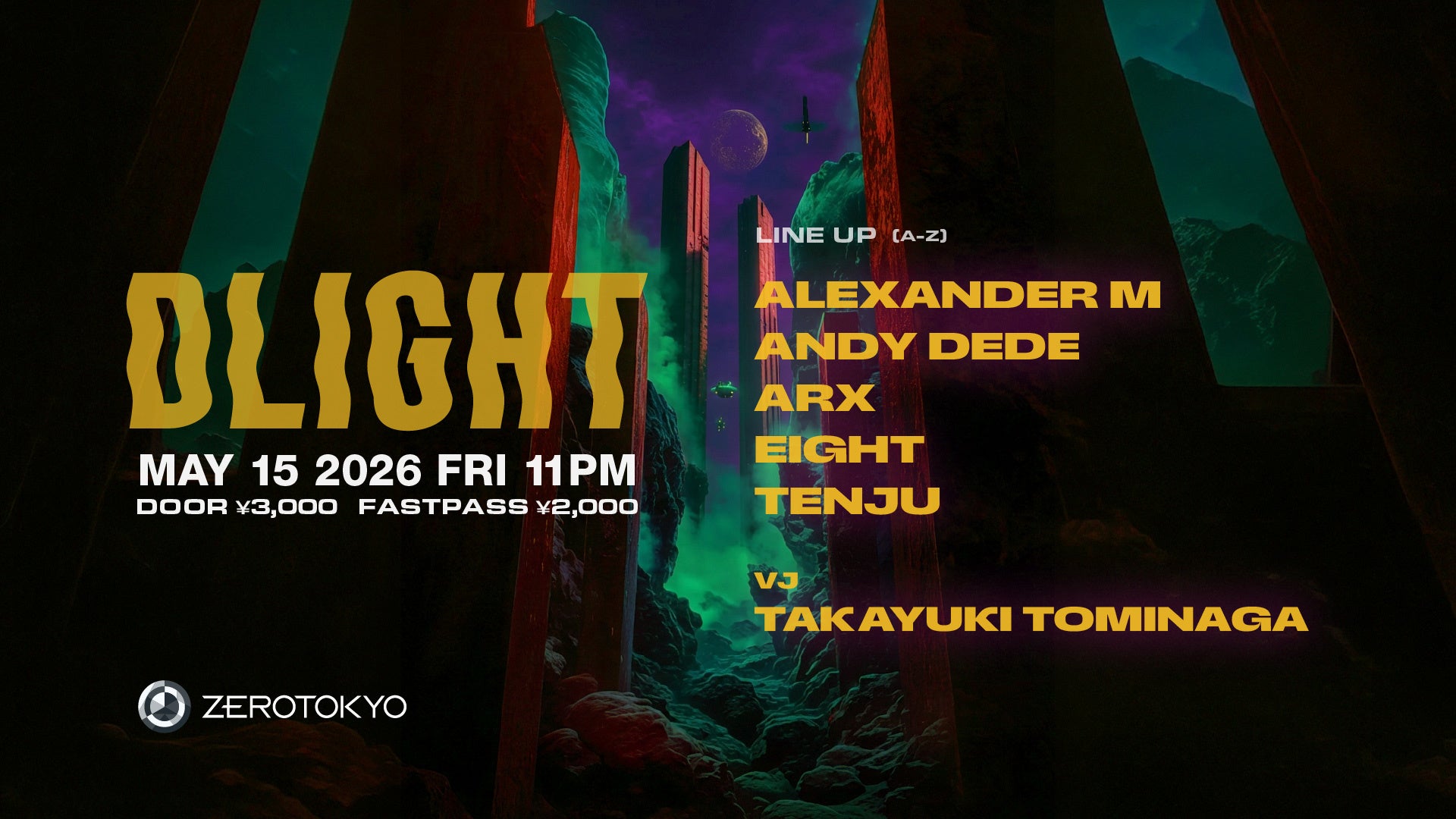 クラブシーンの新進気鋭DJが贈るHouse/Tech Houseのパーティー【DLIGHT】熱狂を呼んだ前回の興奮冷めやらぬまま、早くも第3弾の開催が決定！